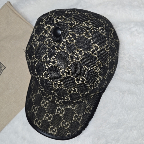 🔥 Gucci GG Denim Baseball Cap Like New! 🔥 - Picture 9 of 11